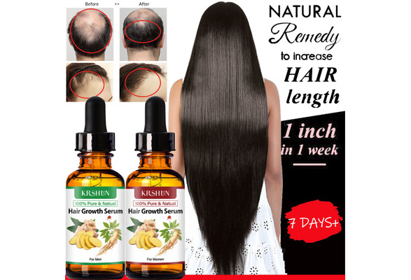 Natural Ginger King 7 Days Hair Growth Essential Oil Hair Regrowth Oil Anti Hair  Loss Liquid for Men and Women 10ML/20ML/30ML/50ML | Wish