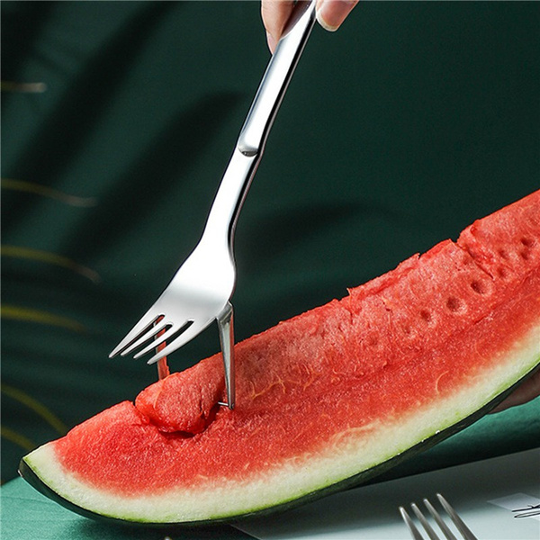 2 in 1 Watermelon Slicer with Fork