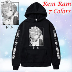 anime hoodie, Winter, Sleeve, relifeinadifferentworldfromzero