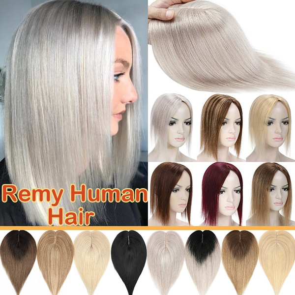 S-noilite Remy Human Hair Topper 120% Density Natural Top Hair Pieces Silk Base Clip in Toppers for Women with Hair Loss Thinning Gray Hair | Wish S-noilite Remy Human Hair Topper 120% Density Natural Top Hair Pieces Silk Base Clip in Toppers for Women with Hair Loss Thinning Gray Hair | Wish