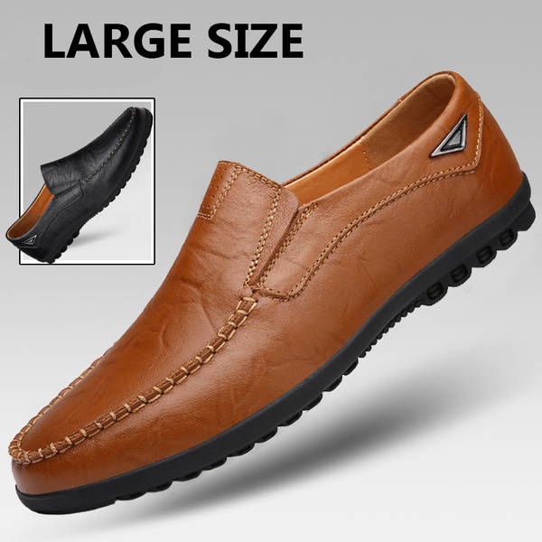 Men-Casual Loafers-Flat Shoes Slip-On Soft Leather Driving Shoes Moccasins