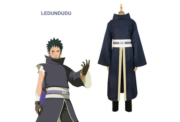 Anime NARUTO Cosplay Costume Uchiha Sasuke Tobi Obito Akatsuki Hallowe –  Wolf Store Logistics