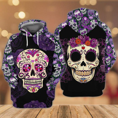 halloween hoody, Fashion, Gifts, skullprint