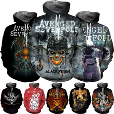 hoodiesformen, Fashion, 3D hoodies, avengedsevenfold