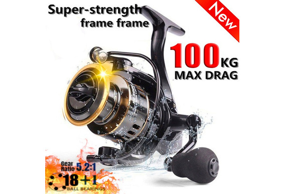 2021 New Arrived !!! 5.2:1 High Speed Metal Spool Spinning Reel