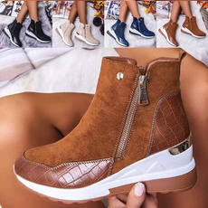 ankle boots, wedge, Sneakers, boots for women