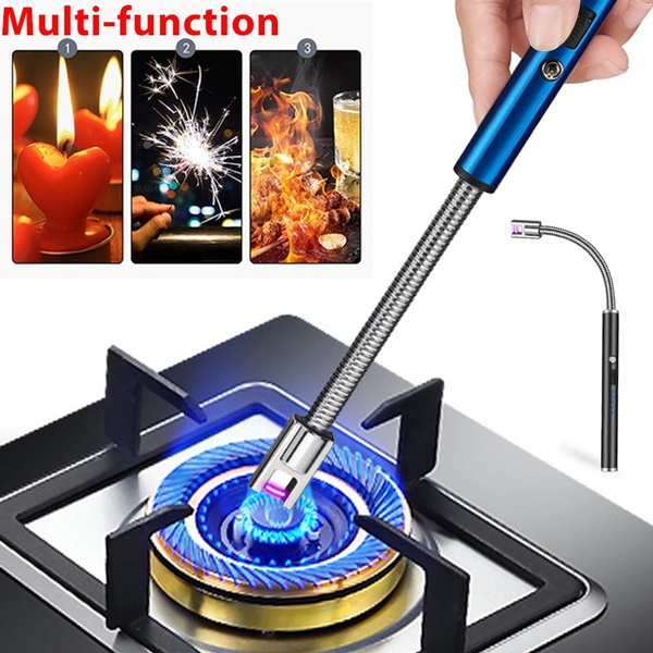 8 Colors Rechargeable USB Gas Cooker Kitchen Charging Igniter 360