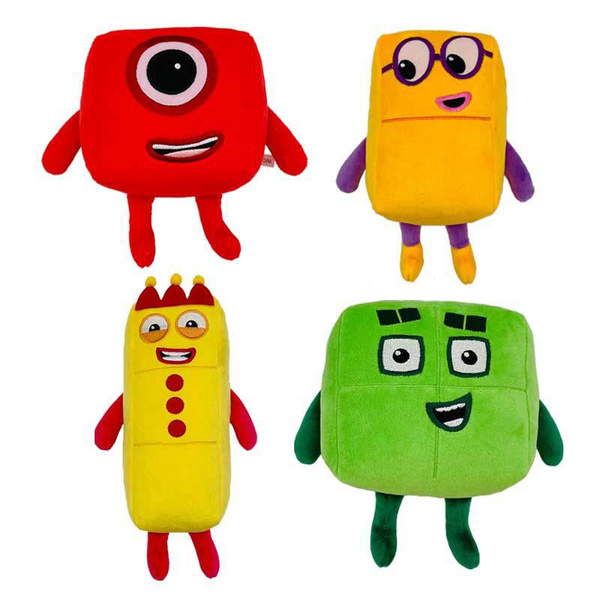 2021 New 4 Style Numberblocks Plush Toy Kid Mathematics Enlightenment ...