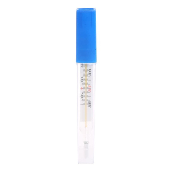 Mercury Glass Thermometer Large Screen Clinical Temperature Household