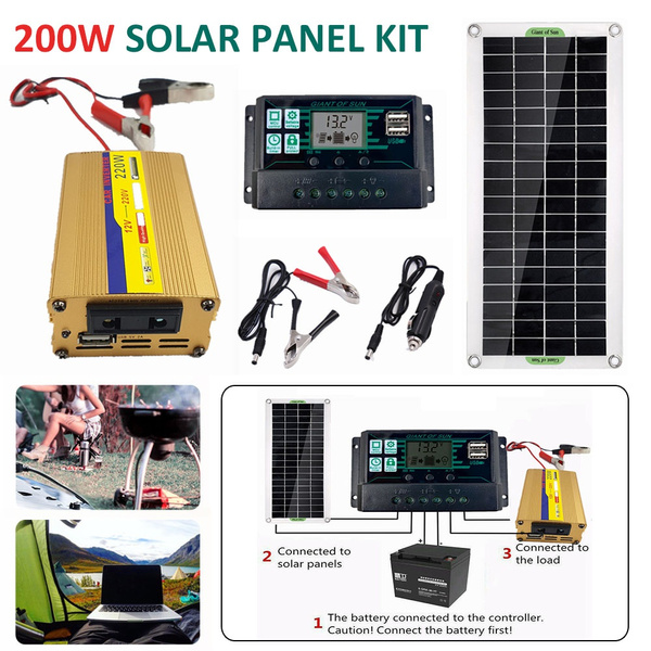 30W Solar Panel Solar Battery Charger Battery Charging Panel For Car RV Boat Use