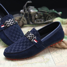 casual shoes for flat feet, men's flats, Plus Size, moccasinloafer