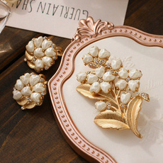 brooches, Gifts, Pins, pearls