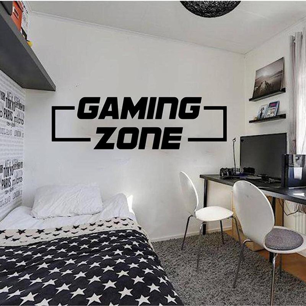 Video Gaming Zone Gamer Geek Play Kids Room Wall Sticker Vinyl Wall Decal  Decor ps4, xbox, pc Cadeaux de jeux vidéo, Playstation Controller Gamer -   Canada