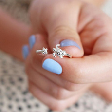 Turtle, Sterling, wedding ring, Engagement Ring