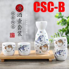 Modern, sake, sakepot, Porcelain