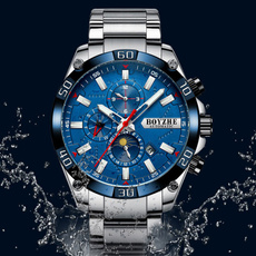Steel, multifunctionalwatch, Fashion, Casual Watches