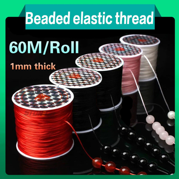 60M Beading Thread Stretchy Cord Bracelets Wristband Jewelry Making String