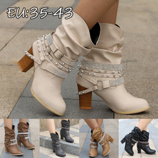 ankle boots, Leather Boots, Winter, leather