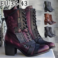 Outdoor, Motorcycle, Booties, Women's Fashion