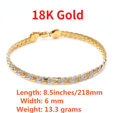 White Gold, 18k gold, Jewelry, chianbracelet