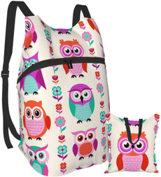 Owl, hikingbag, Colorful, cute