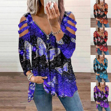 blouse, butterfly, Fashion, Tops & Blouses