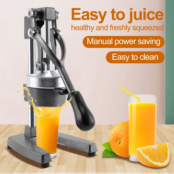 Manual Hand Press Juicer Citrus Fruit Orange Lemon Lime Juice Extractor Stainless Steel Squeezer