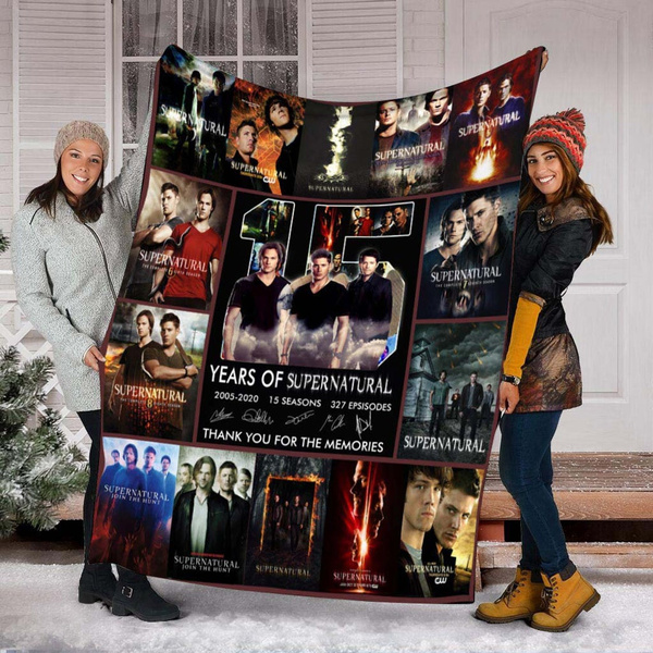 Supernatural blanket 15 online years