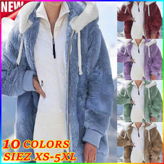 Casual Jackets, Большие размеры, fur, Зима