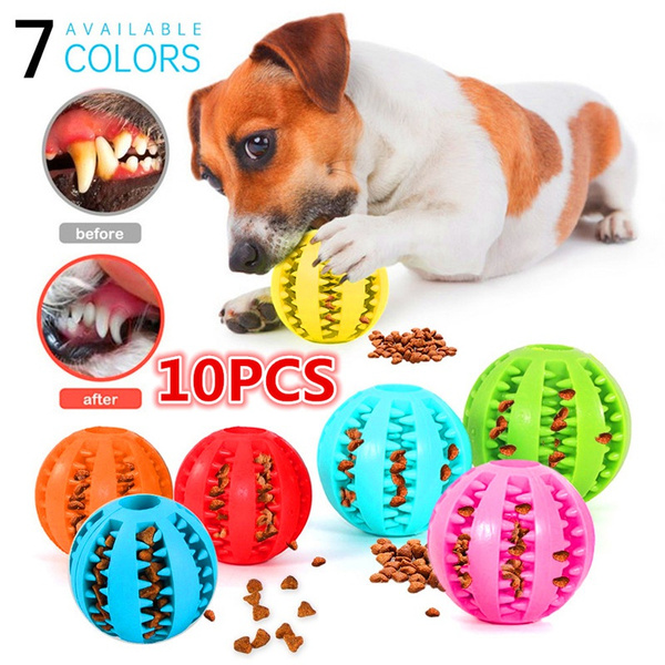 Interactive Rubber Balls for Small Large Dogs Puppy Cat Chewing Toys Pet  Tooth