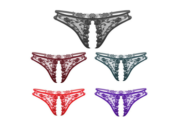 Flower Embroidered Mens Crotchless Swimwear Briefs With Low Waist See  Through Crotchless Thong From Yyangzi, $6.69