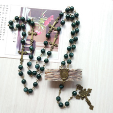 Chain Necklace, rosary, Jewelry, Cross Pendant