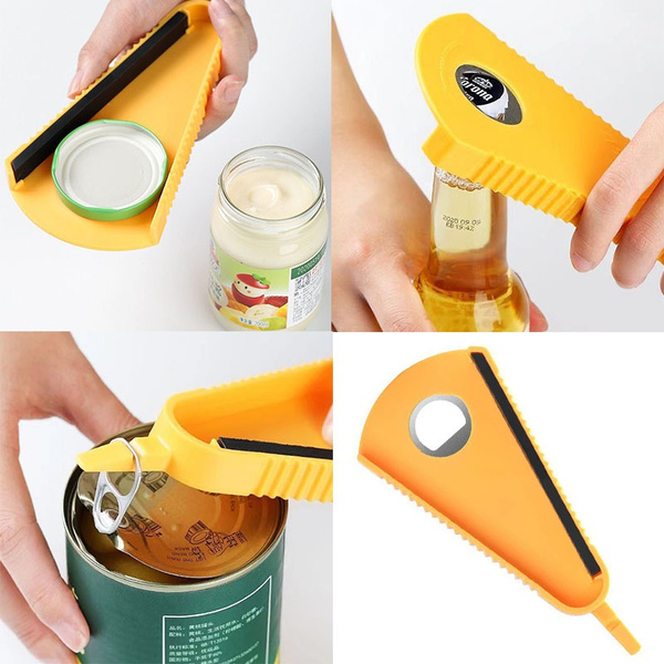 Easy grip jar lid or bottle cap opener