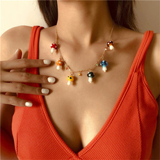 cute, Jewelry, Mushroom, women necklace