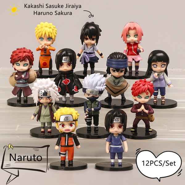 NARUTO Uzumaki Naruto Sasuke Pain Figure Children's Cartoon Schoolbag  Multifunctional Large-capacity Stationery Storage Box Toys