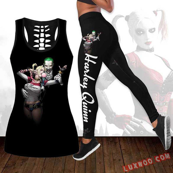 Harley Quinn Bombshell Gotham or Bust Leggings