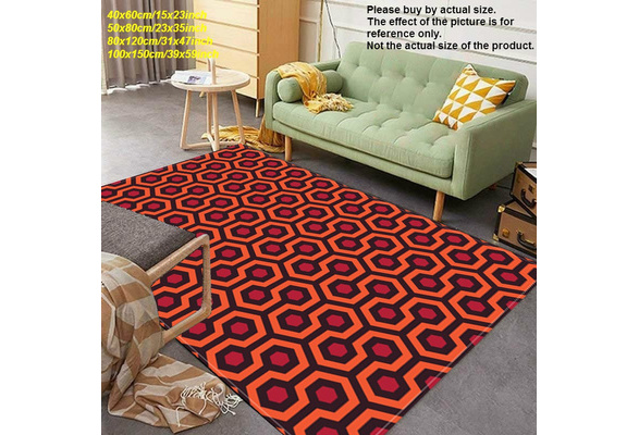 Horror Shining Carpet Geometry Soft Area Rug Floor Mat For Livingroom Sofa Bath Wish