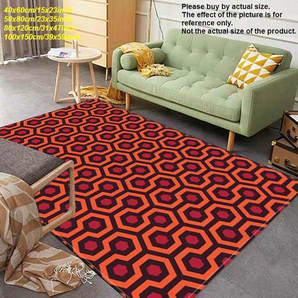 Horror Shining Carpet Geometry Soft Area Rug Floor Mat For Livingroom Sofa Bath Wish