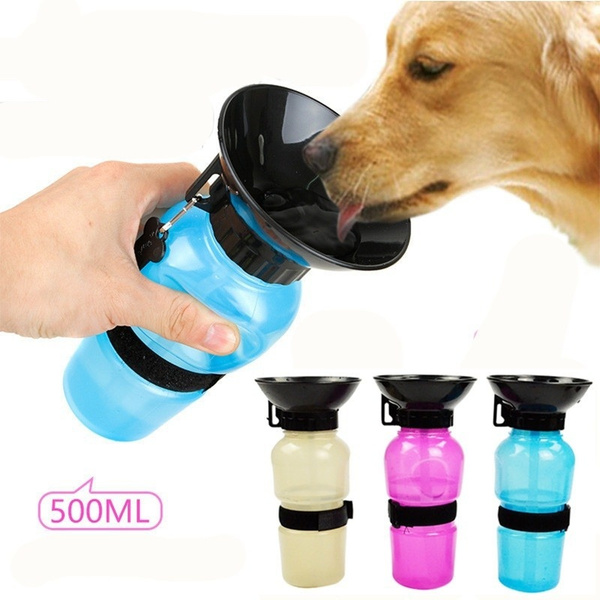 Dog water bowl outlet with jug