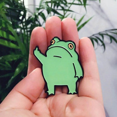 frogpin, Funny, Gifts, greenpin