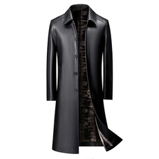leatherwindbreakerformen, leatherjacketcoat, Fashion, velvet