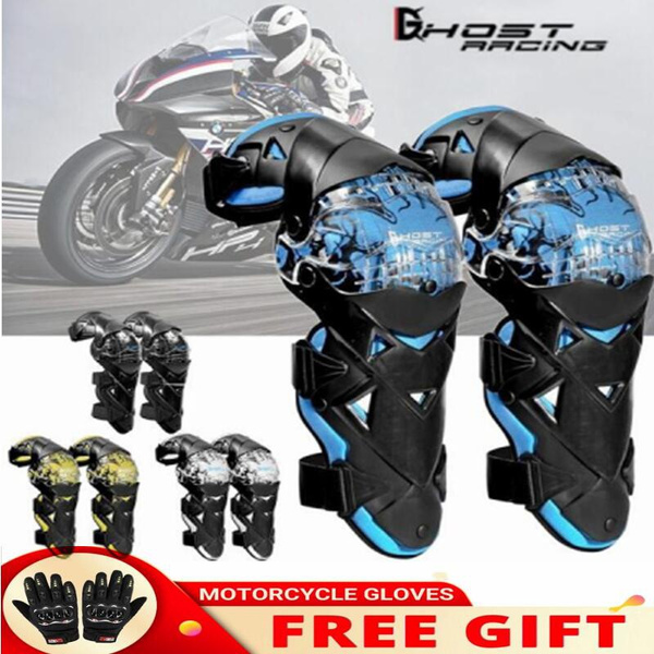 GHOST RACING Motorcycle Knee Protection Men Knee Gurad Knee Protector ...