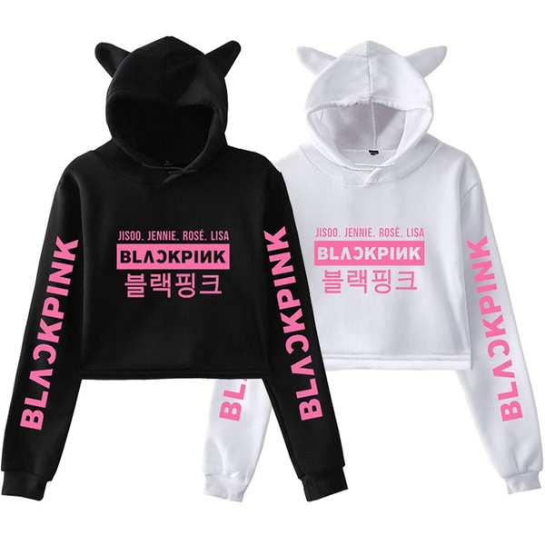 Blackpink cat best sale ear hoodie