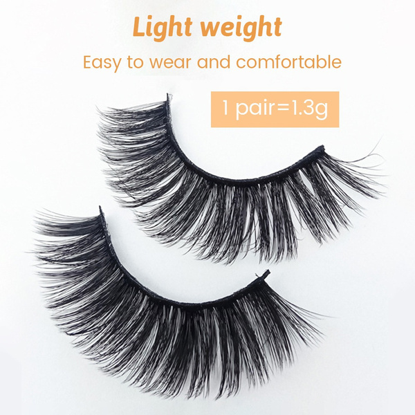 10 Pairs of Multilayer False Eyelashes, Fluffy and Thick Eyelashes, 3D