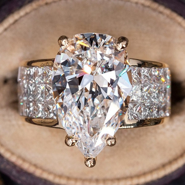 Gorgeous 2.00 Ctw Cushion Diamond Engagement Ring 14k White Gold -  usjewelryfactory.com