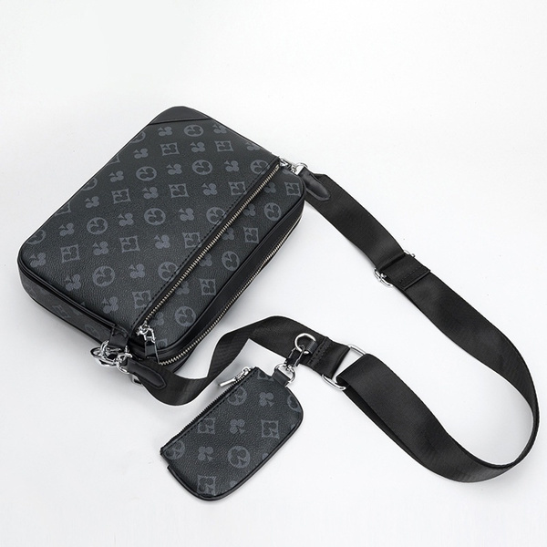 New Fashion Luxury Designer Messenger Bags for Men 3-in-1