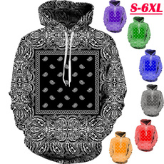 Hip-hop Style, 3D hoodies, Two-Piece Suits, bandanahoodie
