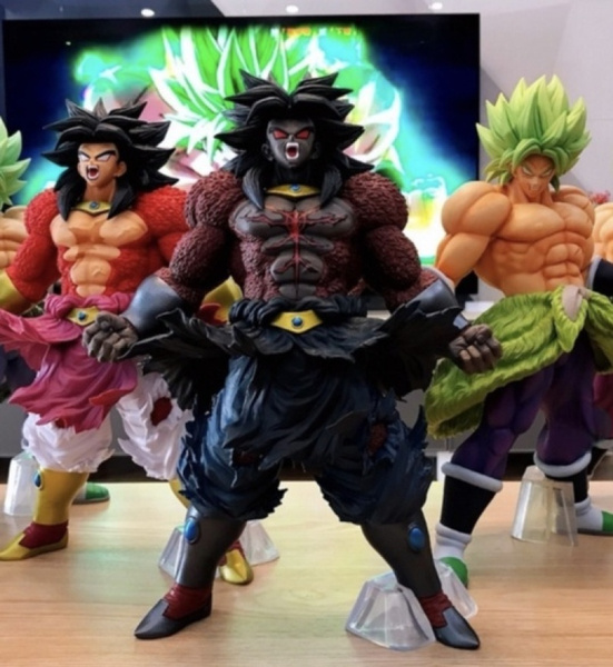 Super Four Super 4 Broly Bomb Ver Broly Action Figure Super Saiyan ...