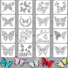 butterfly, springgardentheme, stencil, Home Decor