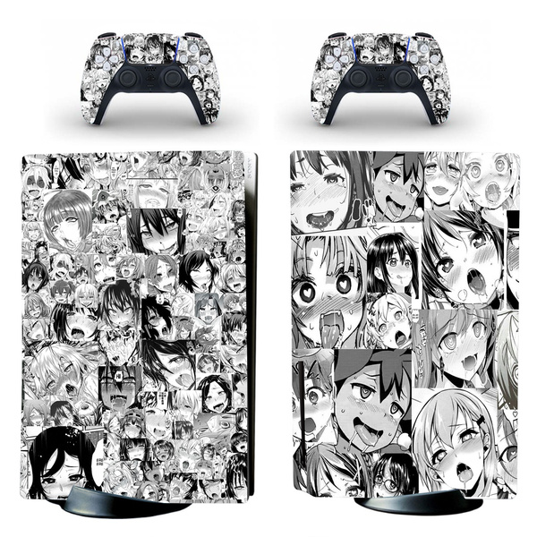 Amazon.com: Skin for PS5 Disc Edition Anime Console and Controller  Accessories Cover Skins Wraps Fan Art Design for Playstation 5 Disc Version  : Video Games